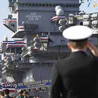 Tin tức trong ngày - Tàu sân bay hạt nhân đầu tiên TG “về hưu”