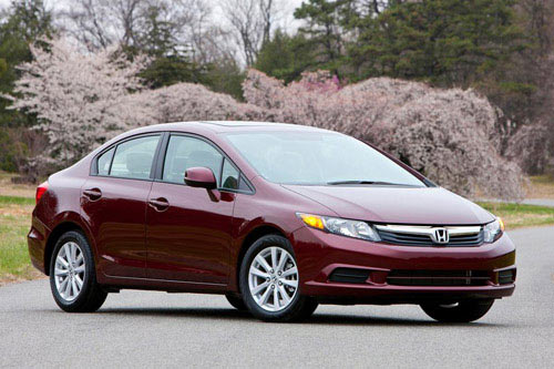 Honda civic 2012 là hàng hot tại mỹ
