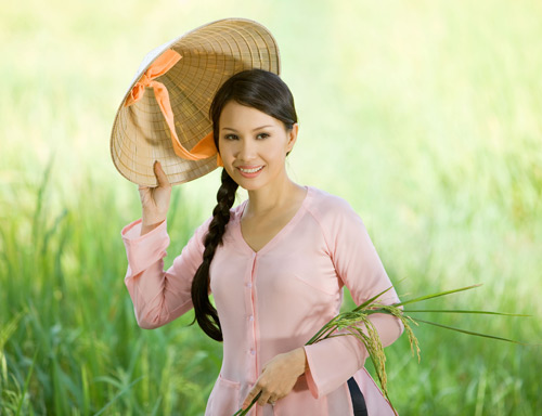 Cẩm Ly dịu dàng nón lá, áo bà ba - 2