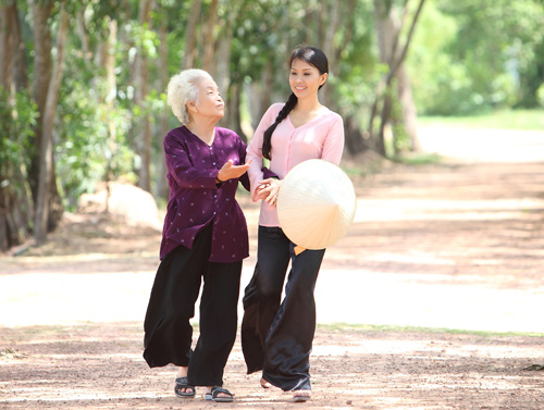 Cẩm Ly dịu dàng nón lá, áo bà ba - 8