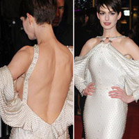 Thời trang - Anne Hathaway gây thót tim vì... hở hiểm