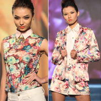 Xu hướng thời trang - Sàn catwalk Việt ngập tràn hoa hồng