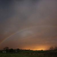 Du lịch - Cầu vồng trăng hiếm trên bầu trời Anh