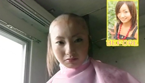 Phụ nữ Nhật rộ mốt... cạo trọc đầu - 4