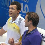 Thể thao - Federer &amp; Tsonga trình diễn tuyệt kỹ ở Brazil