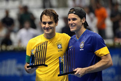 Federer mặc áo số 10 ĐT Brazil - 1