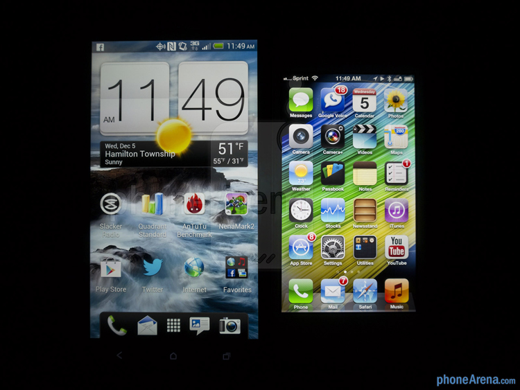 HTC Droid DNA chạy hệ điều hành Android 4.1.1 Jelly Bean vừa mới ra mắt. Người dùng sẽ được hỗ trợ nhiều tính năng hữu ích trên nền Jelly Bean như Google Now, hệ thống cảnh báo được nâng cấp và Project Butter. Máy  sử dụng giao diện HTC Sense 4.0+. Nhìn chung, đây là giao diện người dùng có thiết kế bắt mắt dù thiếu nhiều tính năng có thể tìm thấy ở các giao diện khác chẳng hạn như tính năng Smart Stay và Multi Windows của Samsung TouchWiz.