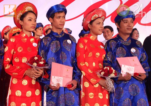120 cặp đôi rạng ngời trong lễ cưới tập thể - 15