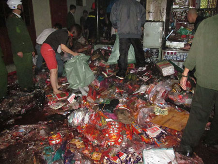 Cháy tại chợ Đồng Tâm, Hà Nội - 3