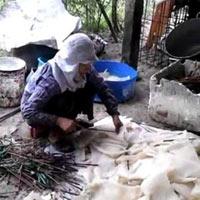 Sức khỏe đời sống - Hãi hùng công nghệ “phù phép” bì lợn bẩn