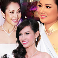 Mỹ nhân Việt bụng bầu ngày cưới năm 2012