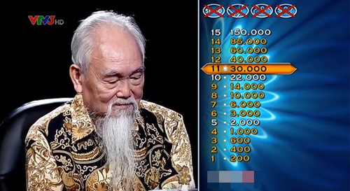 Cụ ông 78 tuổi làm "nóng" Ai là triệu phú - 1