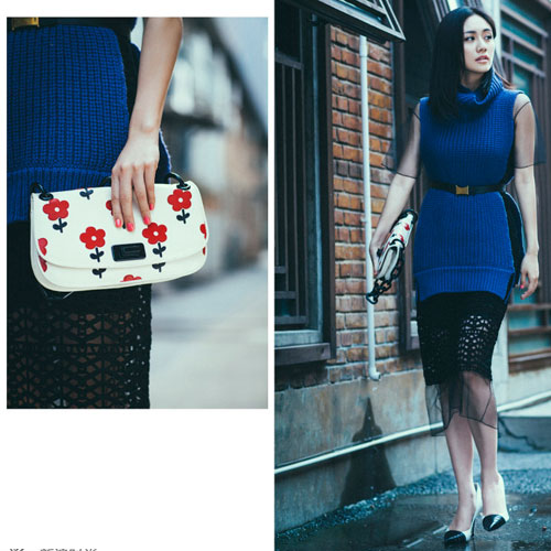 Tín đồ thời trang Á điệu đà đón heo may - 7