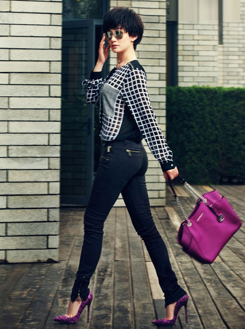 Tín đồ thời trang Á điệu đà đón heo may - 12