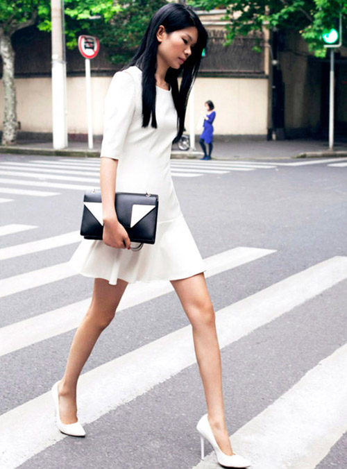 Tín đồ thời trang Á điệu đà đón heo may - 4