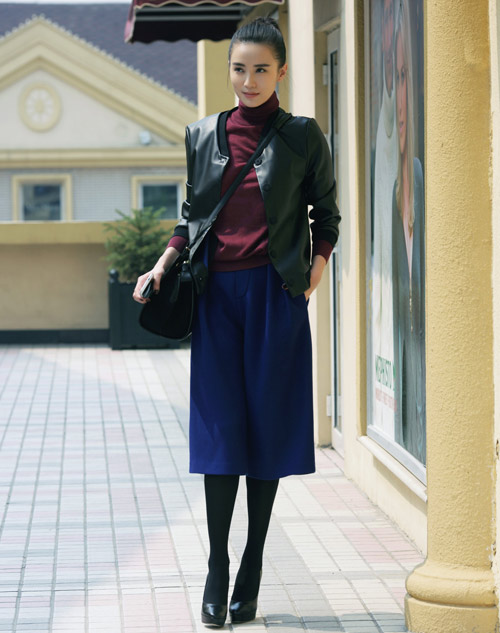 Tín đồ thời trang Á điệu đà đón heo may - 10