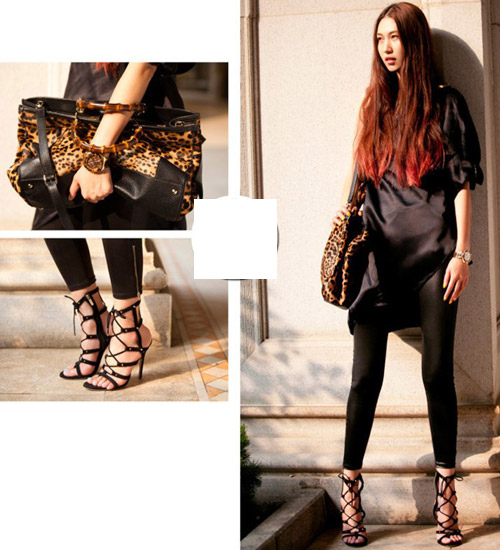 Tín đồ thời trang Á điệu đà đón heo may - 6