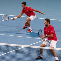 Thể thao - Djokovic/Wawrinka "song kiếm hợp bích" vào BK China Open