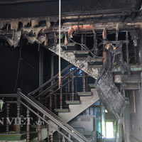 Tin tức trong ngày - Vụ khách tự thiêu: Cảnh tàn lụi ở tiệm vàng