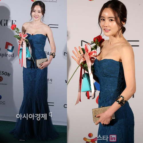 Mỹ nhân Hàn khoe vai trần quyến rũ - 7