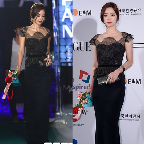 Mỹ nhân Hàn khoe vai trần quyến rũ - 8