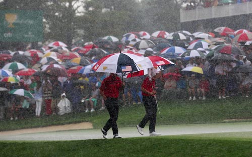 Presidents Cup ngày 2&3: Thời tiết khắc nghiệt - 1