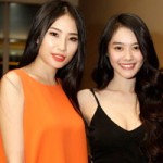 Xu hướng thời trang - Linh Chi đọ dáng với Á hậu Minh Thư