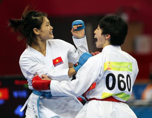 Đương kim vô địch karatedo ASIAD Lê Bích Phương lỡ hẹn SEA Games - 1