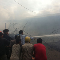 Tin tức trong ngày - Tiền Giang: Cháy rụi chợ trái cây Thạnh Trị