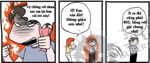 Truyện tranh: Hoảng khi vợ gạ lên giường - 4