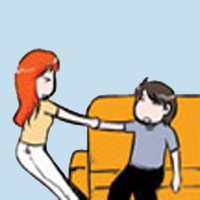 Cười 24h - Truyện tranh: Hoảng khi vợ gạ lên giường