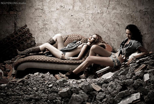 Mẹ ruột Andrea cũng chụp ảnh nhí nhố - 3