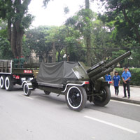 Tin tức trong ngày - Xe đại pháo diễn tập đưa tang Đại tướng