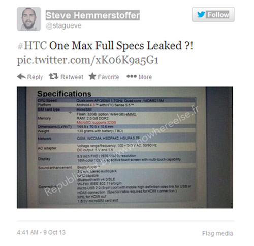 HTC One Max màn hình cỡ lớn sắp ra mắt - 2