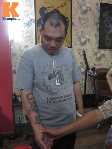 Thanh niên xăm chân dung Đại tướng trên tay - 4