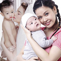 Người mẫu - Hoa hậu - Ấm áp tình mẫu tử sao Việt