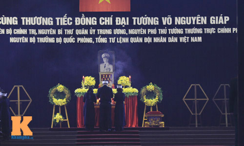 Kết thúc Lễ viếng Đại tướng Võ Nguyên Giáp - 97