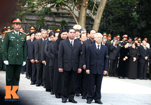 Kết thúc Lễ viếng Đại tướng Võ Nguyên Giáp - 81