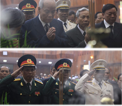 Kết thúc Lễ viếng Đại tướng Võ Nguyên Giáp - 76