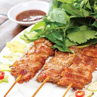 Ẩm thực - Ba chỉ nướng riềng, mẻ