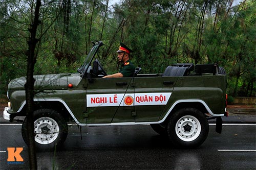 Quảng Bình: Đoàn xe Quốc tang diễn tập trong mưa - 7