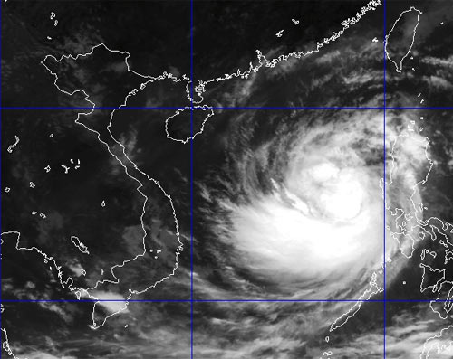Bão số 11 giật cấp 14 trên biển Đông - 2