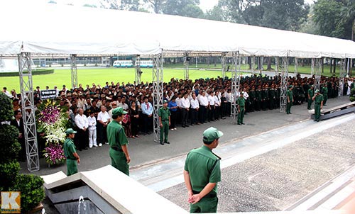 Toàn cảnh Lễ truy điệu Đại tướng Võ Nguyên Giáp - 8