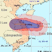 Tin tức trong ngày - Bão số 11 gây gió mạnh trên đất liền