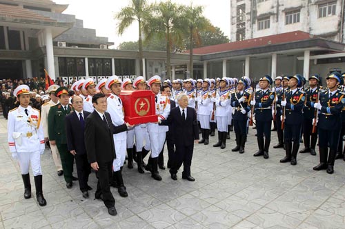 Toàn cảnh Lễ truy điệu Đại tướng Võ Nguyên Giáp - 15
