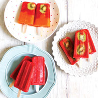 Ẩm thực - Làm kem kiwi dâu tây không hề khó