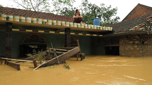 Lũ bao vây tứ phía, dân kêu cứu trên nóc nhà - 5