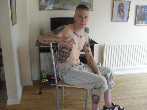 Man with 21 tattoos of Miley Cyrus - 8