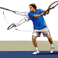 Thể thao - Học tennis qua ti vi: Cú cắt trái