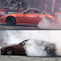 Ô tô - Xe máy - Màn đốt lốp ấn tượng của  D1 Workshop